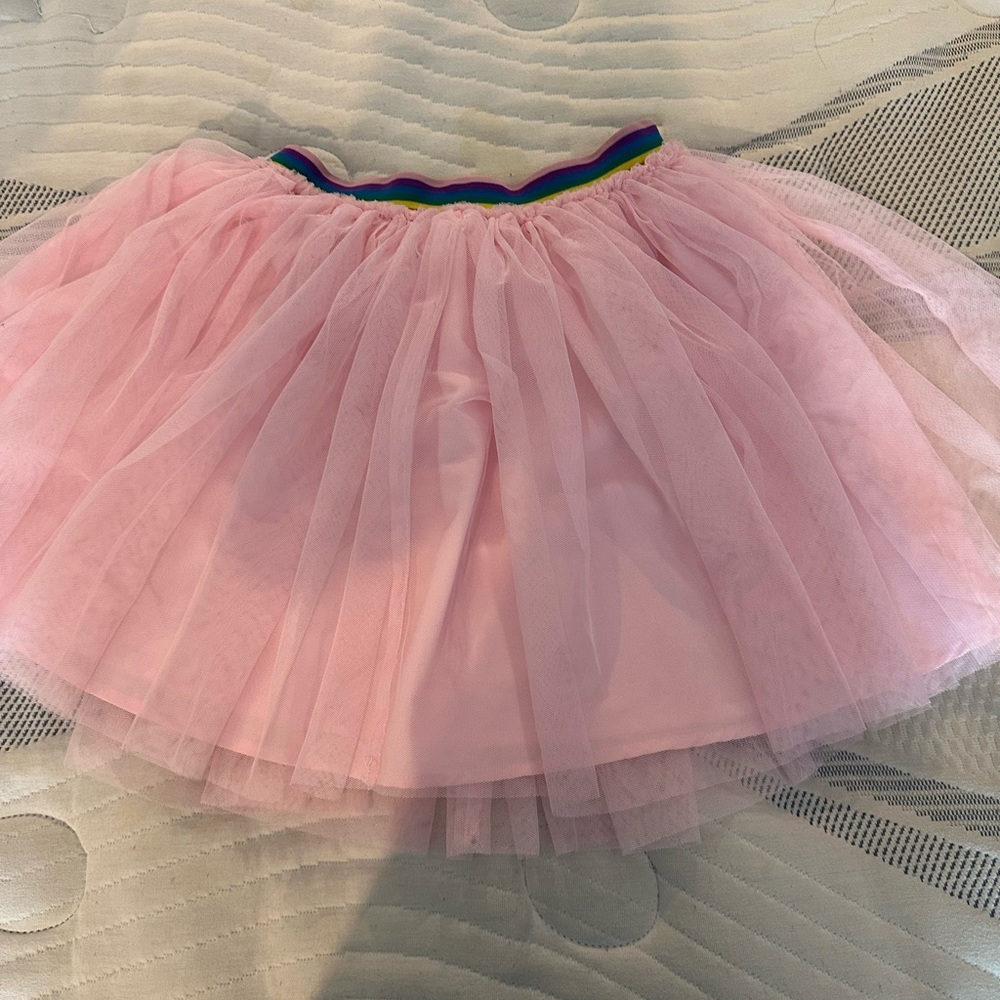 Little girls pink skirt- like new